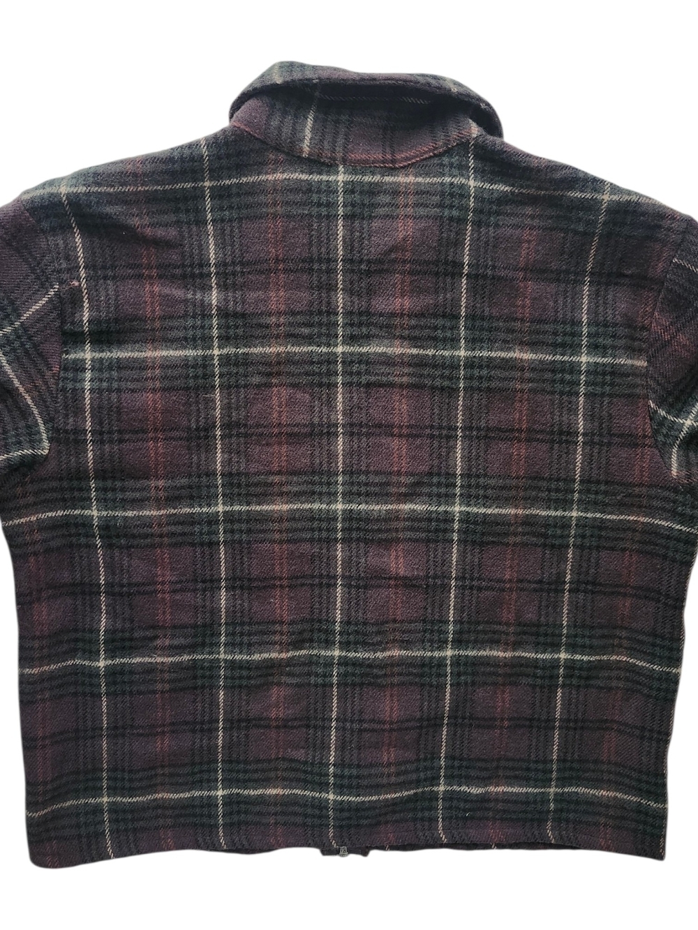 Au Coton Plaid Zip-Up Jacket | Made in Canada - Picture 3 of 7